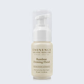 Eminence Organics Bamboo Firming Fluid on light blue background